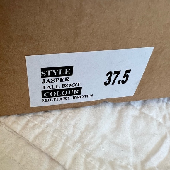 NWT Free People Suede Knee High Tall Brown Boots Size 7.5 - Picture 9 of 11